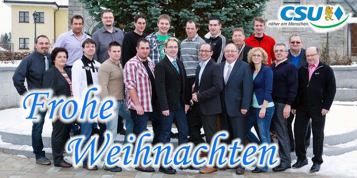 Weihnachtskarte CSU Neusorg