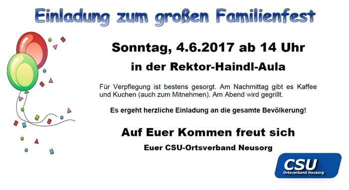 Familienfest 2017