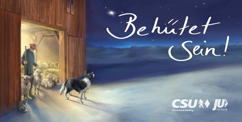 CSU Weihnachtsgruß