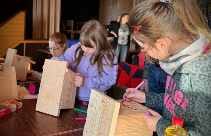 Hochkonzentriert bei der Arbeit!